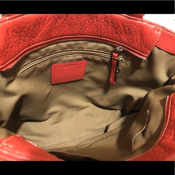 Coach Hamilton Pebbled Leather Shopper Tote. - Picture 6 of 8